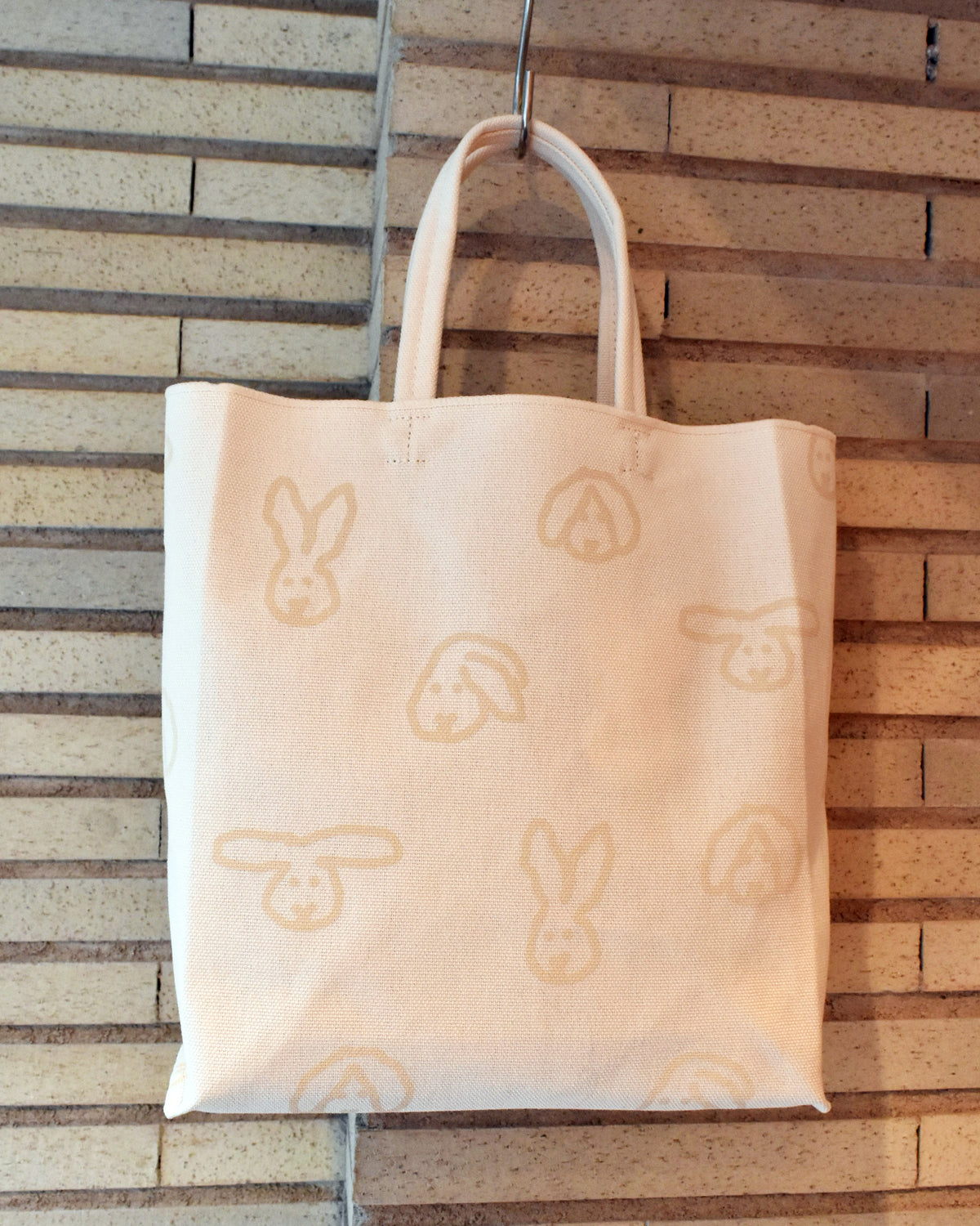 WARMGREY TAIL(ウォームグレーテール）/ BUNNY BUNNY SHOPPER BAG - IVORY【バーンストア】