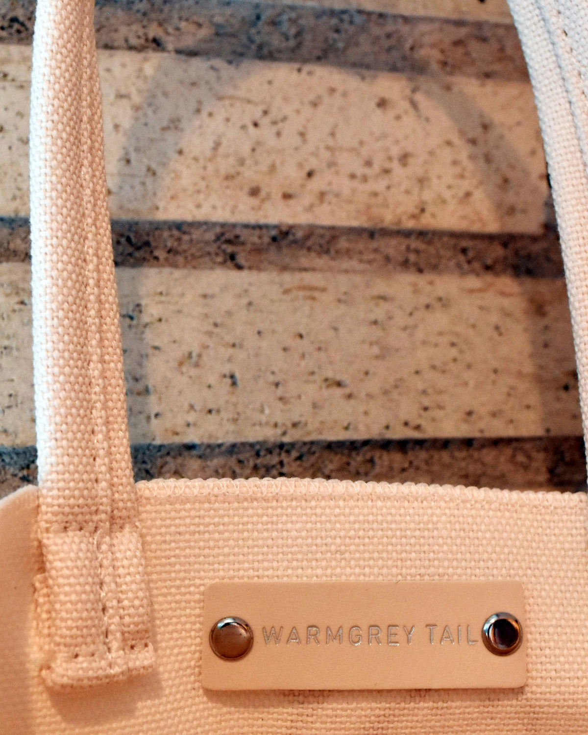 WARMGREY TAIL(ウォームグレーテール）/ BUNNY BUNNY SHOPPER BAG - IVORY【バーンストア】