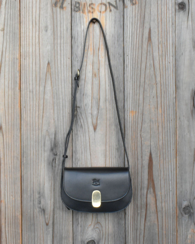 【イルビゾンテ】スムースレザー クロスボディバッグ 54252305411