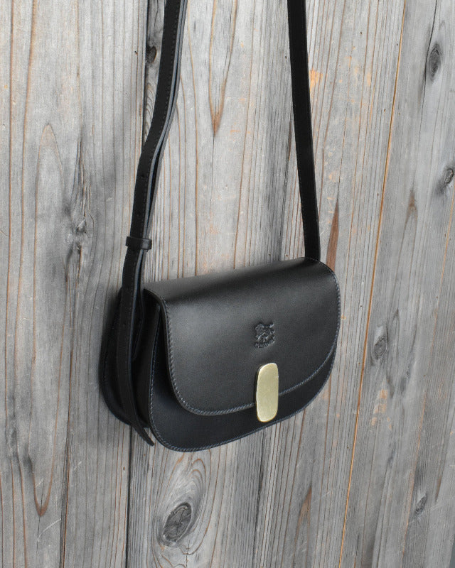 【イルビゾンテ】スムースレザー クロスボディバッグ 54252305411