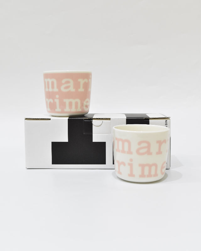 【マリメッコ】 日本限定 Marimekko Logo コーヒーカップセット（ハンドルなし）　52259474927