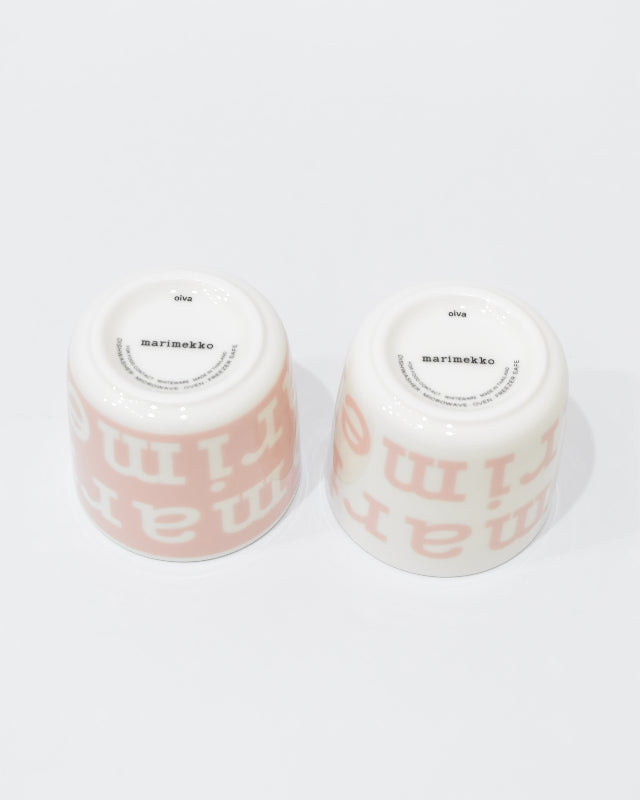【マリメッコ】 日本限定 Marimekko Logo コーヒーカップセット（ハンドルなし）　52259474927