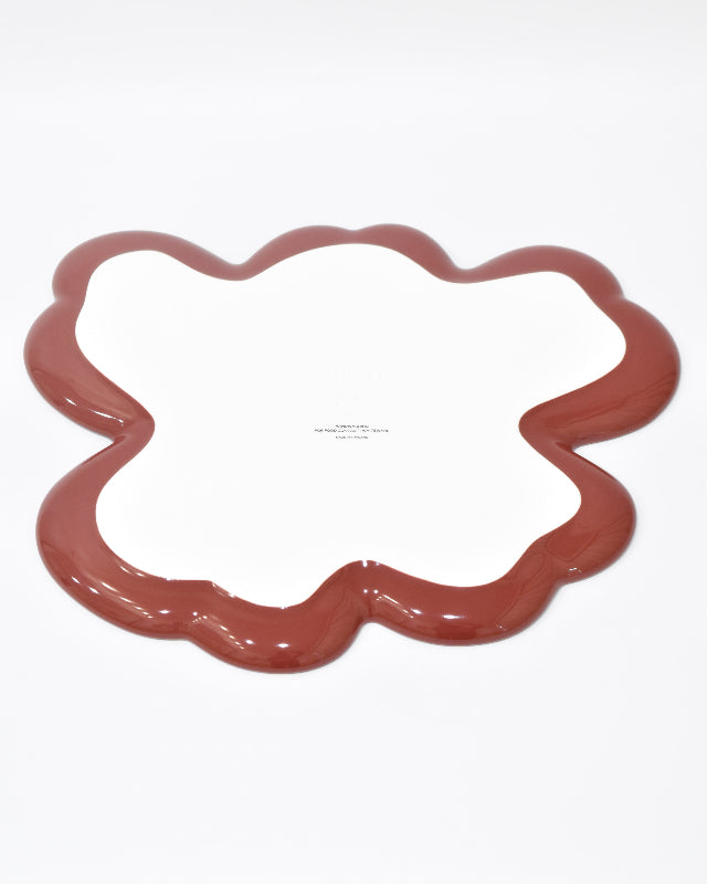 【マリメッコ】Unikko Shape サービングプレート32cm　52259474542