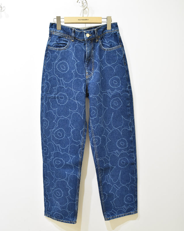 【マリメッコ】Maridenim Barrel Piirto Unikko ジーンズ　52259595061