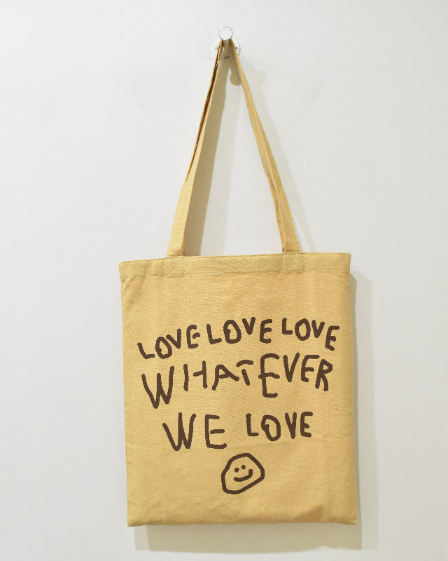 【バーンストア】ooowl /  PIGMENT ECO BAG WE LOVE MUSTARD