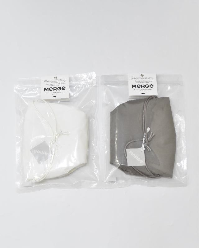 MERGE(マージ）/ Puff Mini Out Bag-IVORY【バーンストア】