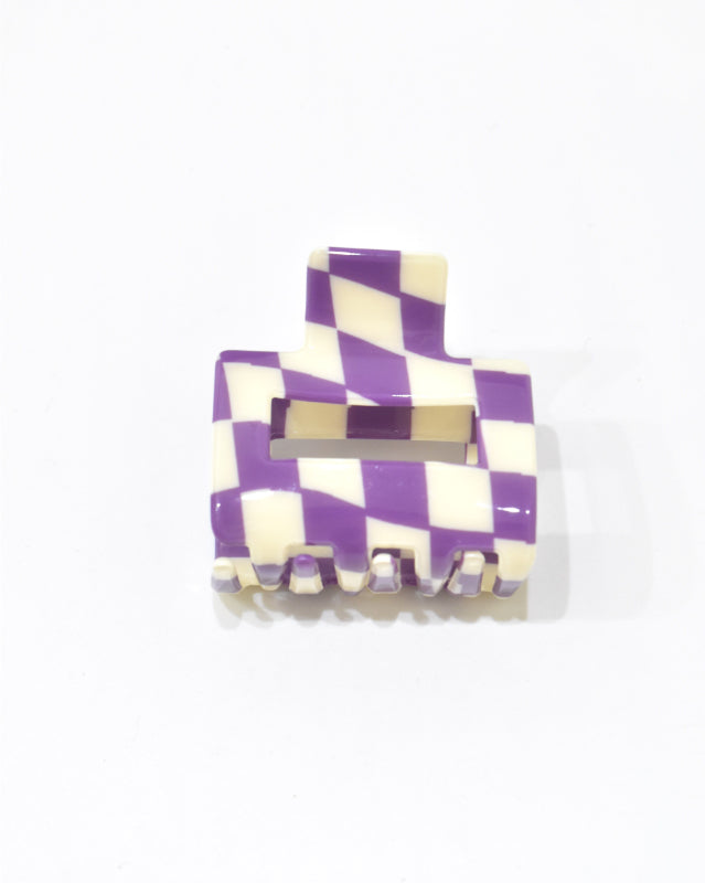 BIB MILK(ビブミルク) /  DECORATE HEAD CHECKER CRAW CLIP PURPLE【バーンストア】