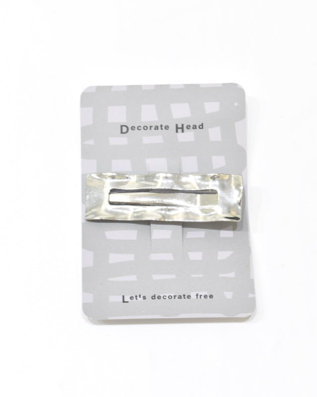 BIB MILK(ビブミルク) /  DECORATE HEAD CLASH SQUARE シルバー CLIP 【バーンストア】