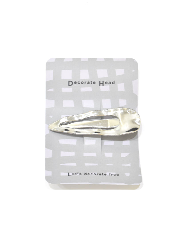 BIB MILK(ビブミルク) /  DECORATE HEAD CLASH SILVER CLIP　SILVER【バーンストア】