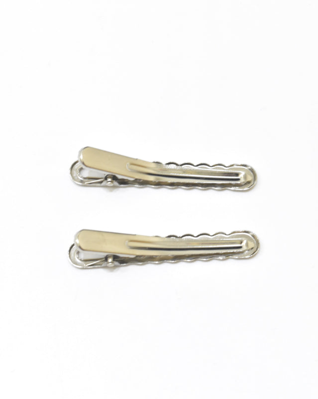 BIB MILK(ビブミルク) /  DECORATE HEAD ASPARAGUS SILVER CLIP 2PCS 【バーンストア】