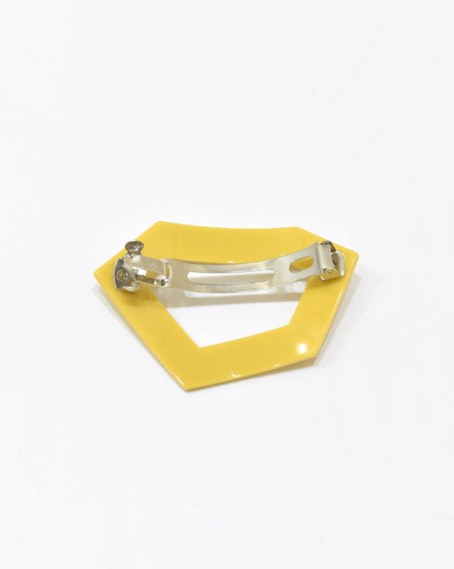BIB MILK(ビブミルク) /  DECORATE HEAD HEXAGON BARRETTE　マスタード 【バーンストア】