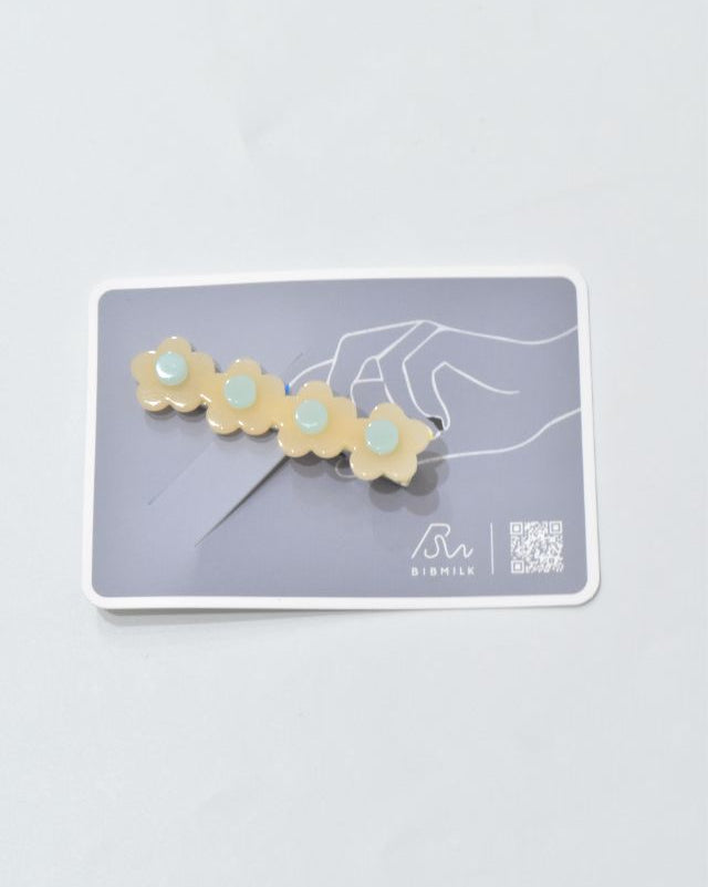 BIB MILK(ビブミルク) /  4MINI FLOWER CLIP 　コーラル 【バーンストア】