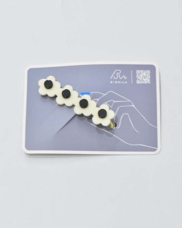 BIB MILK(ビブミルク)  /  4MINI FLOWER CLIP アイボリー 【バーンストア】