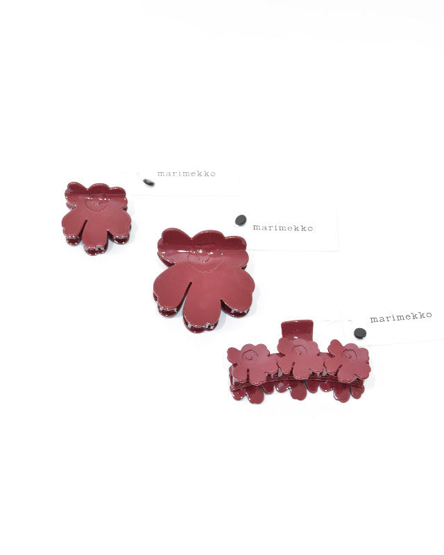 【マリメッコ】Unikko Hair Clip Large ヘアークリップ 52259694225