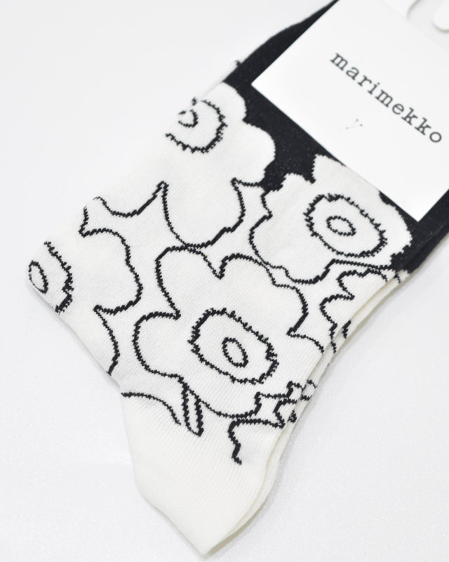 【マリメッコ】 Linjaus Piirto Unikko ソックス　52254194675