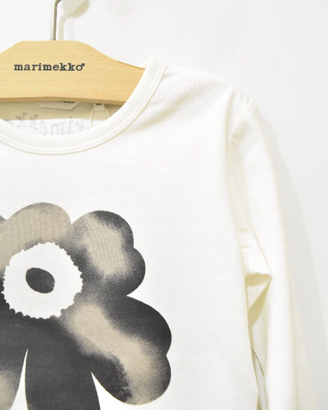 【マリメッコ】Paja Akvarelli Unikko Logo 長袖トップス 52254394512/52254394513