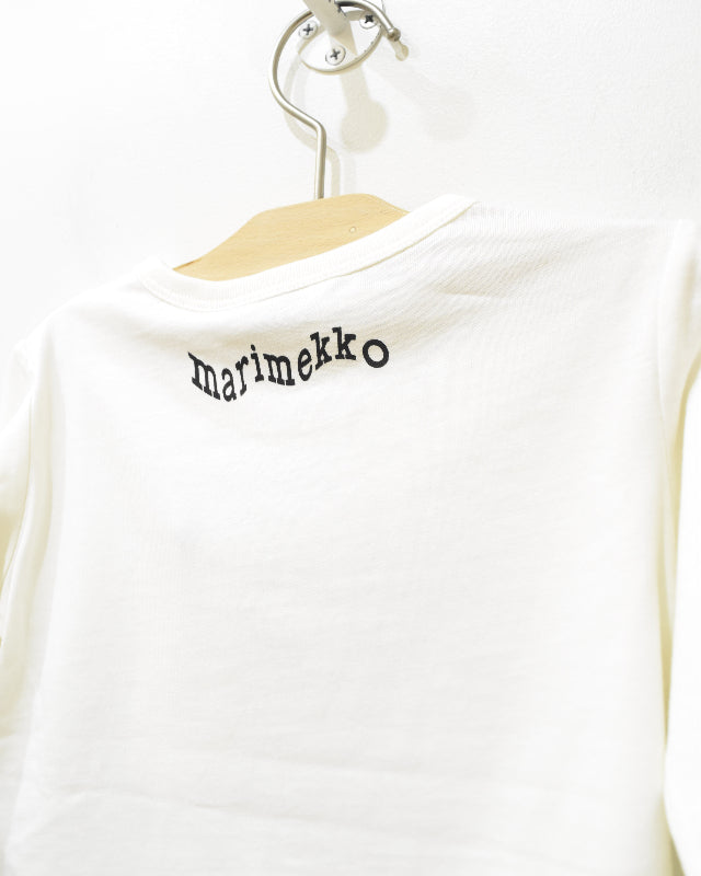 【マリメッコ】Paja Akvarelli Unikko Logo 長袖トップス 52254394512/52254394513