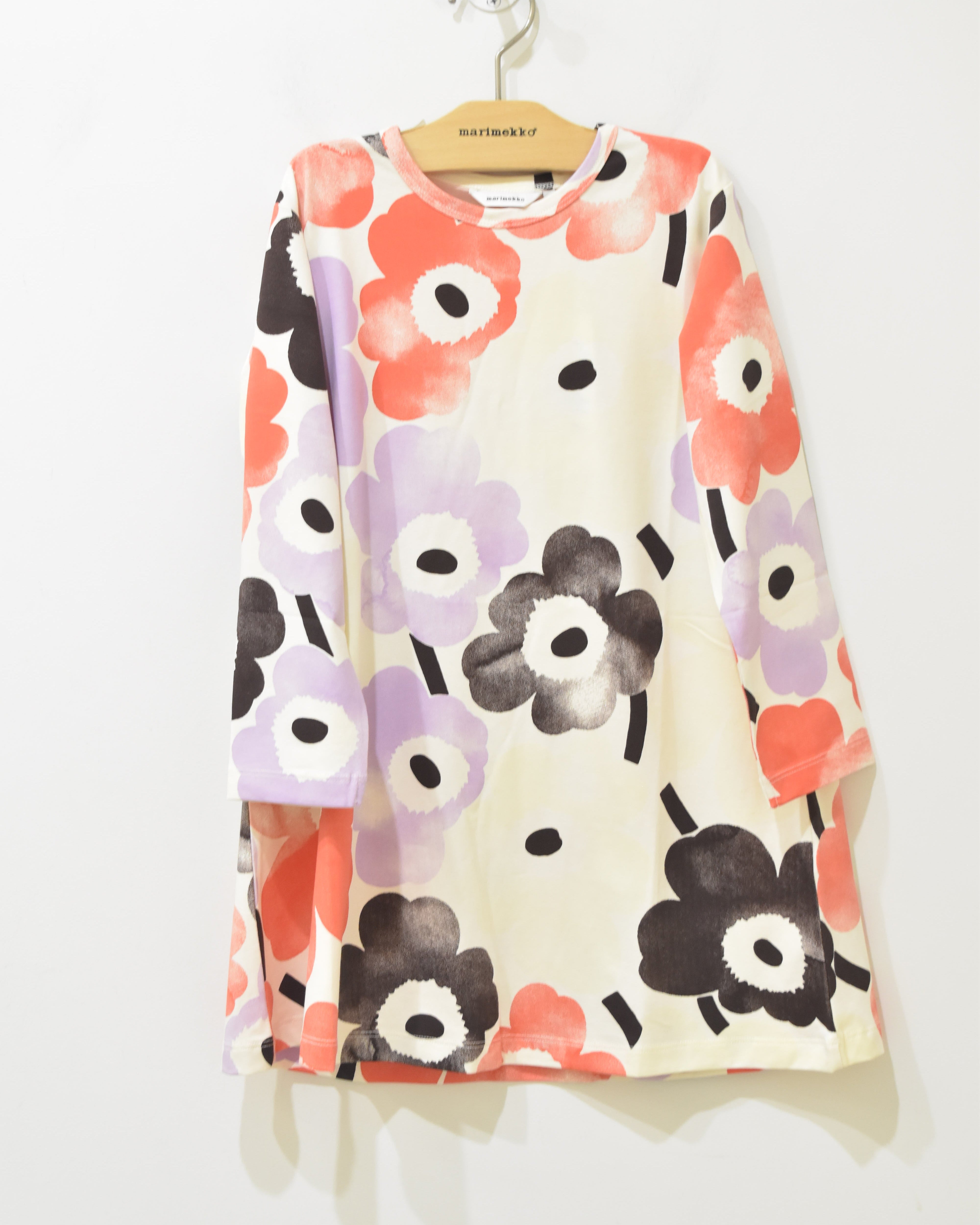 【マリメッコ】Retkeily Unikko II 長袖ワンピース 52254394501/52254394502