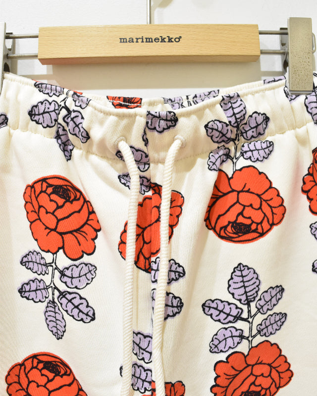 ☆ marimekko ☆ Miksaus Vihkiruusu 143 - ショーツ Miksaus Vihkiruusu ショートパンツ | Maija Isola | Marimekko