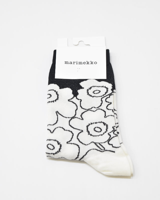 【マリメッコ】 Linjaus Piirto Unikko ソックス　52254194675