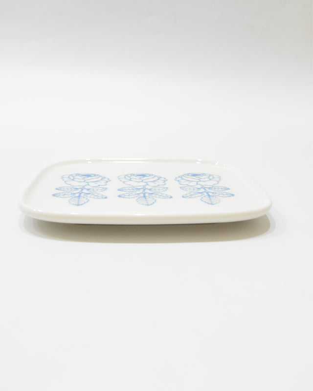 【マリメッコ】日本限定Vihkiruusu プレート 12X15cm　 52259474791