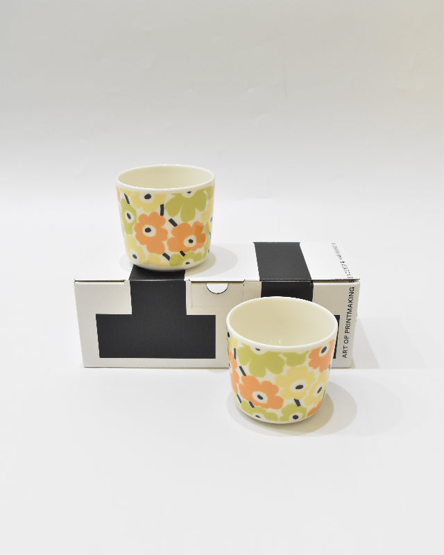 【マリメッコ】アジア限定  Pikkuinen Unikko コーヒーカップセット（ハンドルなし）　52259474940