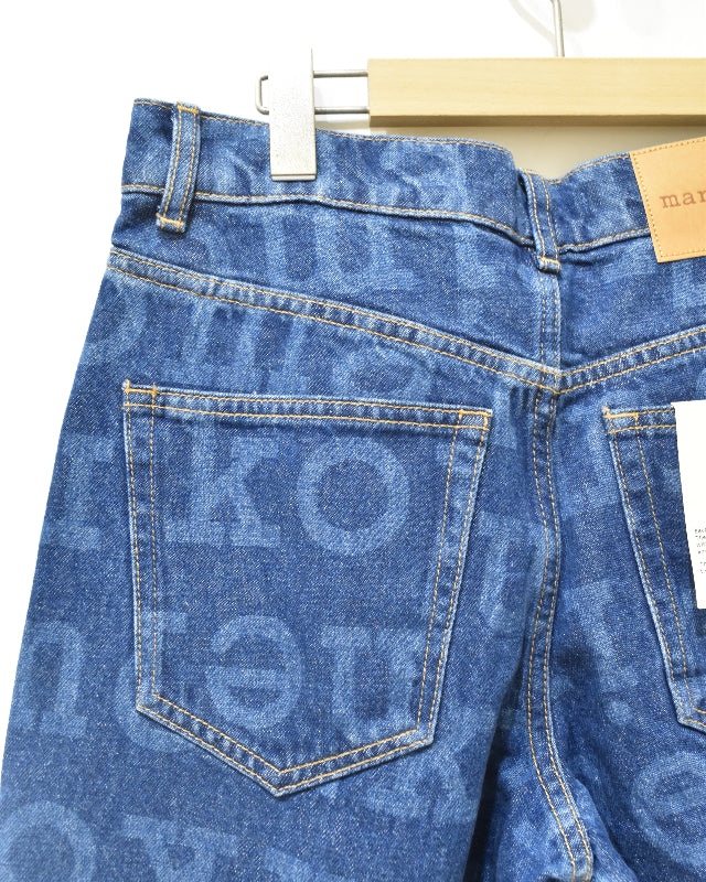 【マリメッコ】Maridenim Loose Logo パンツ　52259194469
