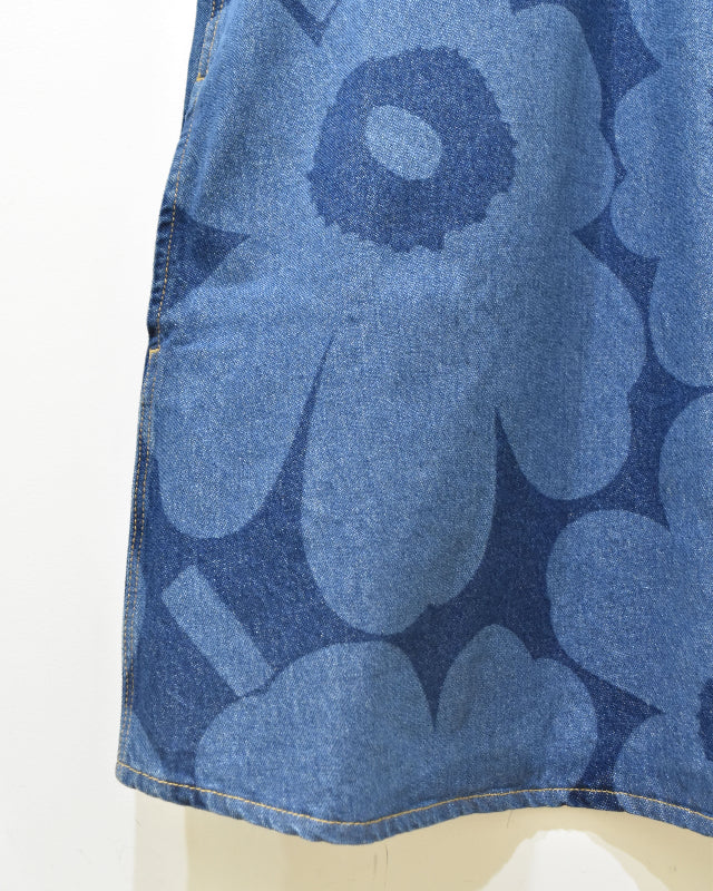 【マリメッコ】Maridenim Somasti Unikko ワンピース　52259194300