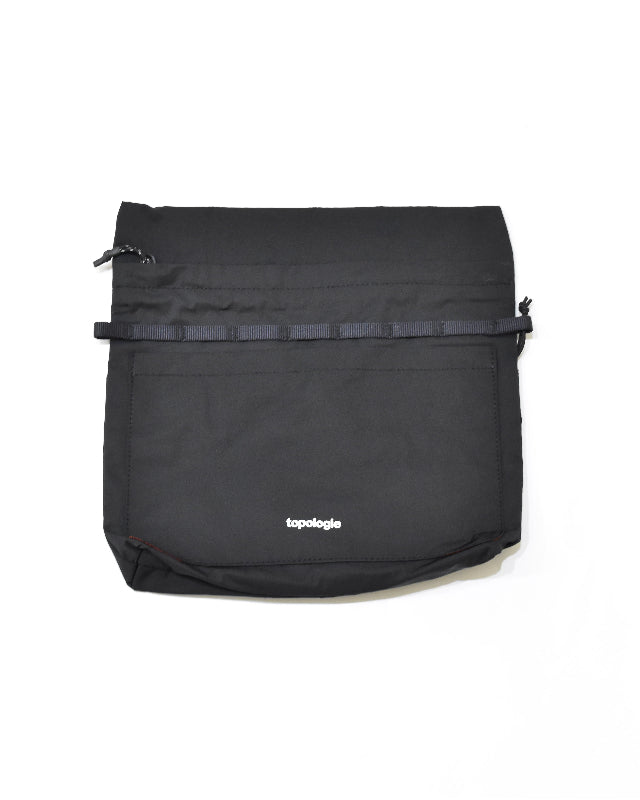 topologie / Musette Medium【バッグ単体】 (Black Tech Sateen)