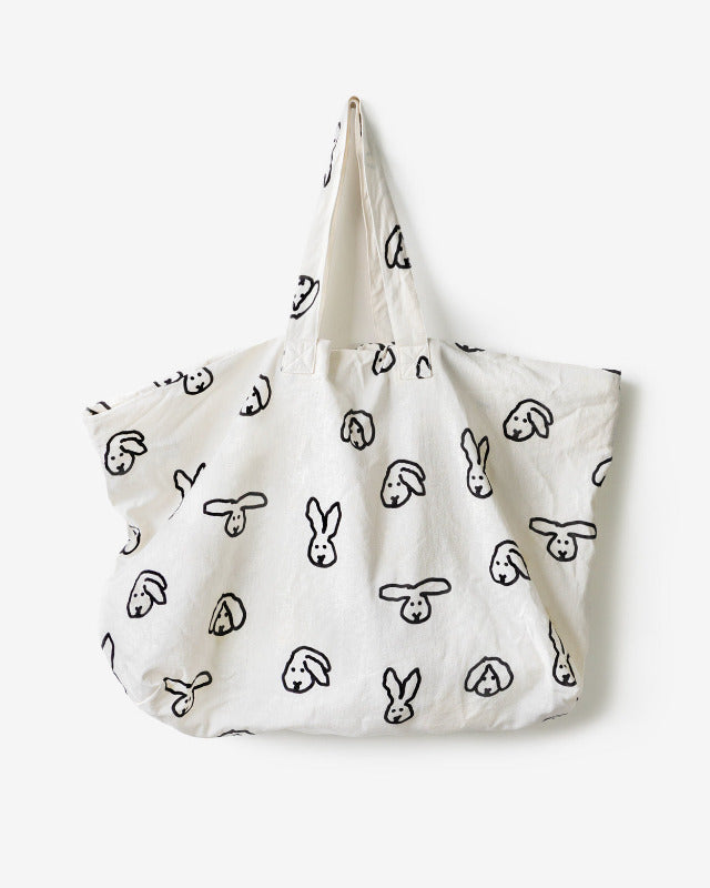 WARMGREY TAIL(ウォームグレーテール）/UPCYCLING OXFORD BIG BAG -BUNNY BUNNY-【バーンストア】