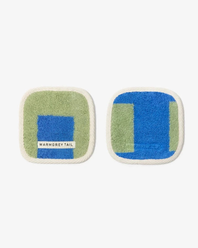 WARMGREY TAIL(ウォームグレーテール）/BUILDING TOWEL COASTER - BLUESKY コースター【バーンストア】