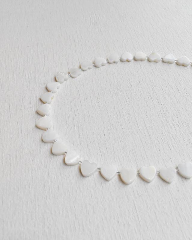 ROSETTAPRAYER（ロゼッタプレア） /  PEARL SHELL TOGGLE NECKLACE- HEART【バーンストア】
