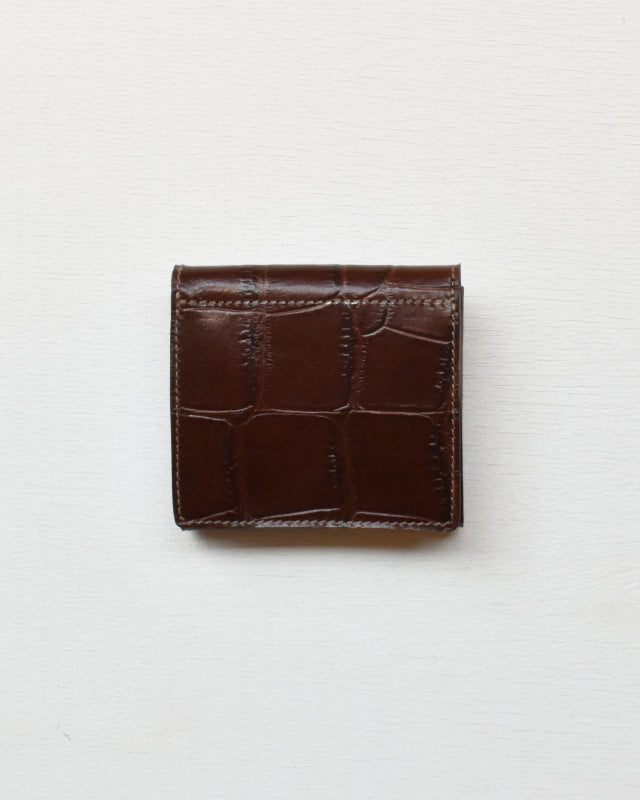 【イルビゾンテ】 クロコエンボスドレザー ウォレット  54202313440