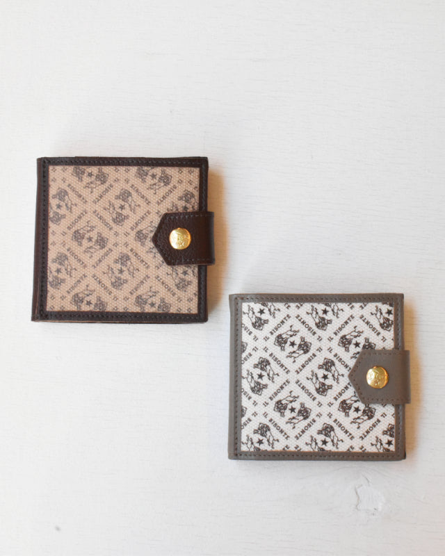 【イルビゾンテ】モノグラム プリント レザー ウォレット 54262305328