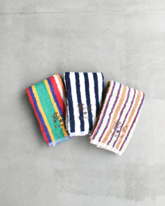 【イルビゾンテ】ストライプフェイスタオル 54262305690