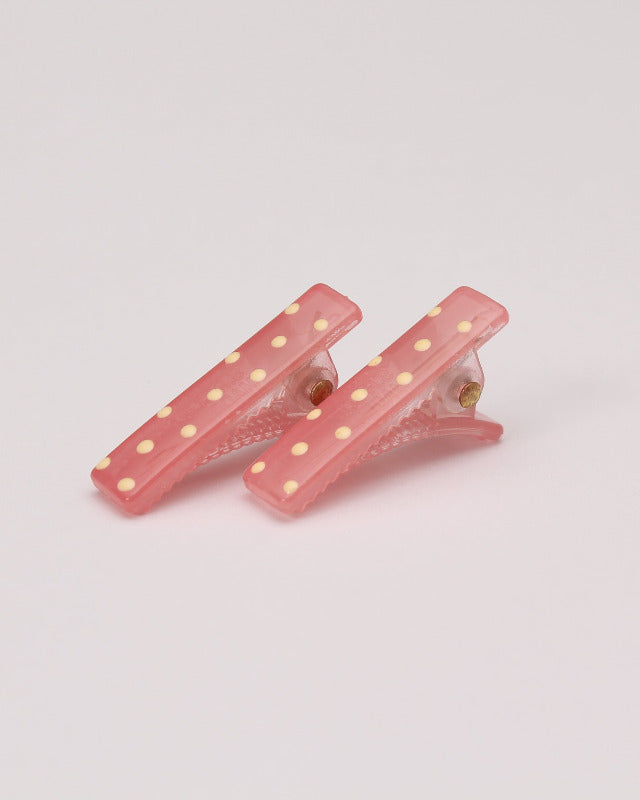 BIB MILK(ビブミルク) / FROST DOTS MINI CLIPS  2PCS ピンク 【バーンストア】