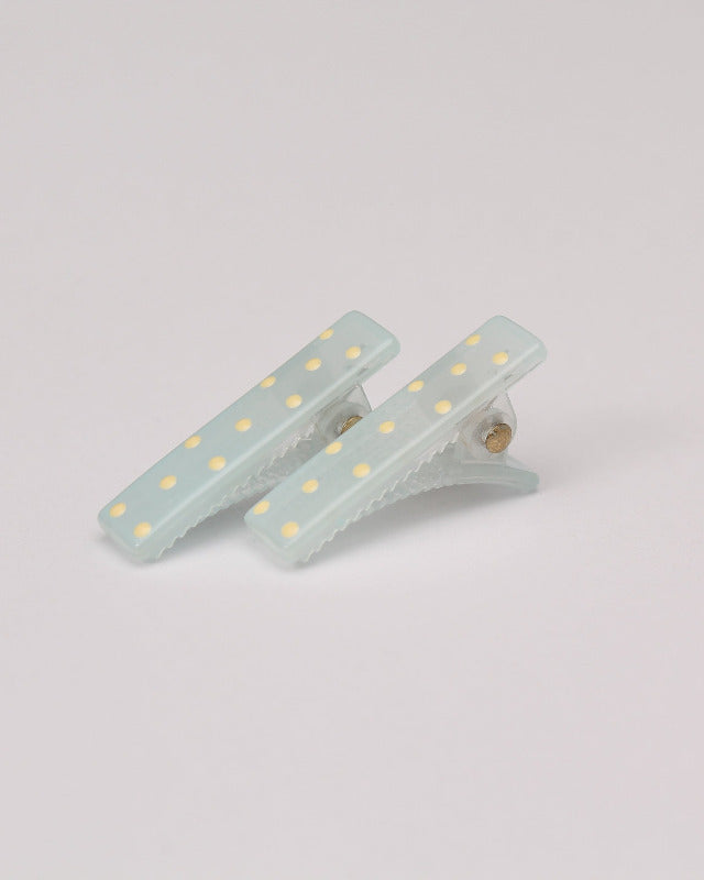 BIB MILK(ビブミルク) / FROST DOTS MINI CLIPS 2PCS ライトブルー 【バーンストア】