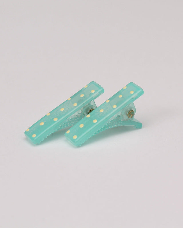 BIB MILK(ビブミルク) / FROST DOTS MINI CLIPS 2PCS ブルー 【バーンストア】