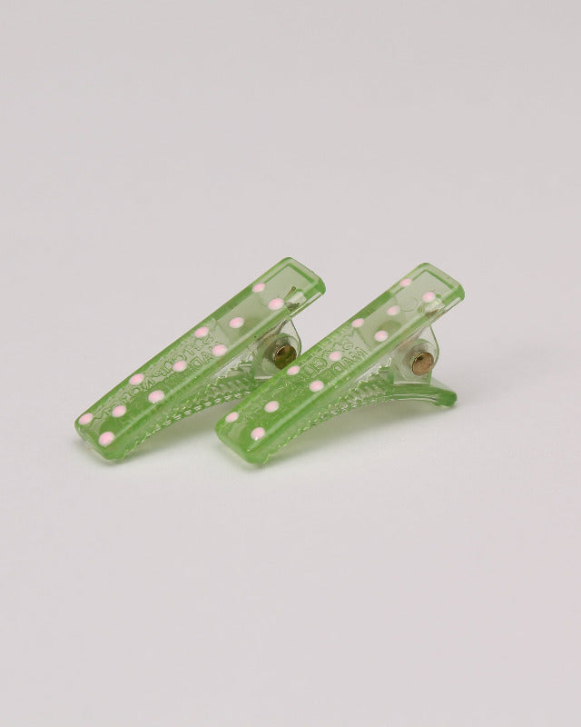 BIB MILK(ビブミルク) / FROST DOTS MINI CLIPS  2PCS グリーン 【バーンストア】