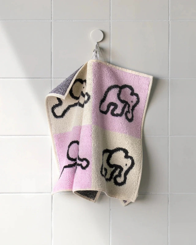 WARMGREY TAIL(ウォームグレーテール）/ JUMPING ELEPHANT HAND TOWEL 【バーンストア】
