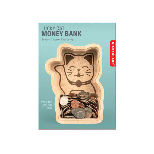 KIKKERLAND(キッカーランド)/  Lucky Cat Money Bank ラッキー キャット マネー バンク | 招き猫の貯金箱 【サラダボゥル】