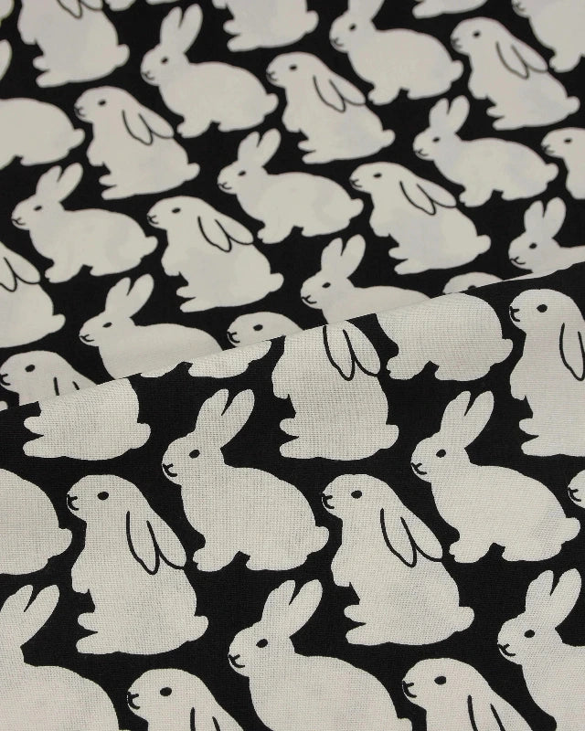 kitty bunny pony(キティーバニーポニー）/ Little Black Bunnies Wide Apron【バーンストア】