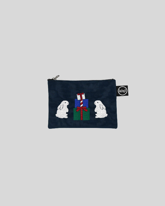 kitty bunny pony(キティーバニーポニー）/  Little Bunnies with Present Embroidery Pouch S【バーンストア】