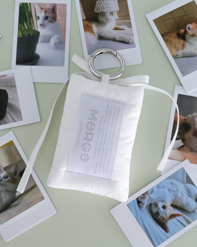 MERGE(マージ）/ Moment Keyring-WHITE【バーンストア】