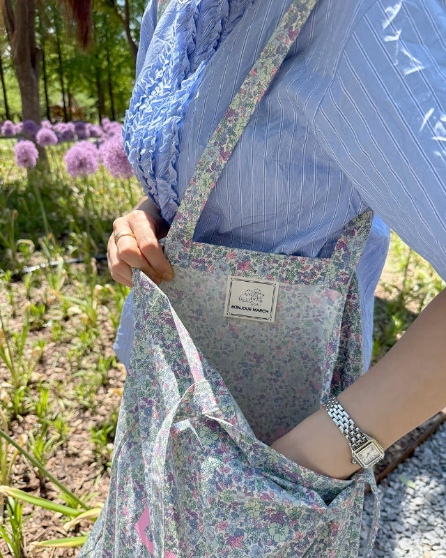 Bonjour March / Petit fleur bag_bleu ciel 【バーンストア】