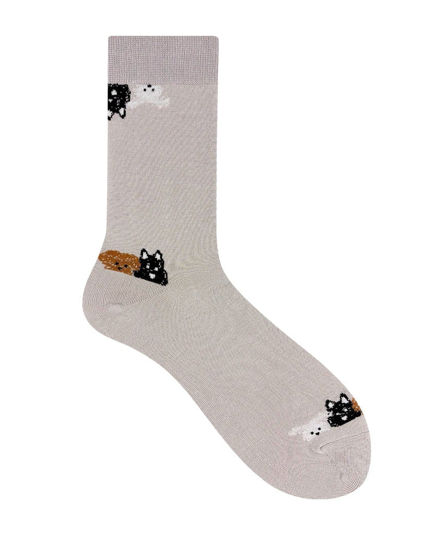 【バーンストア】Bonjour March / puppy friends socks