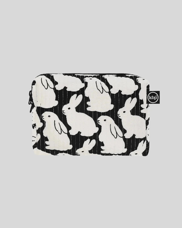 kitty bunny pony(キティーバニーポニー）/ Quilting Little Black Bunnies Box Pouch M【バーンストア】