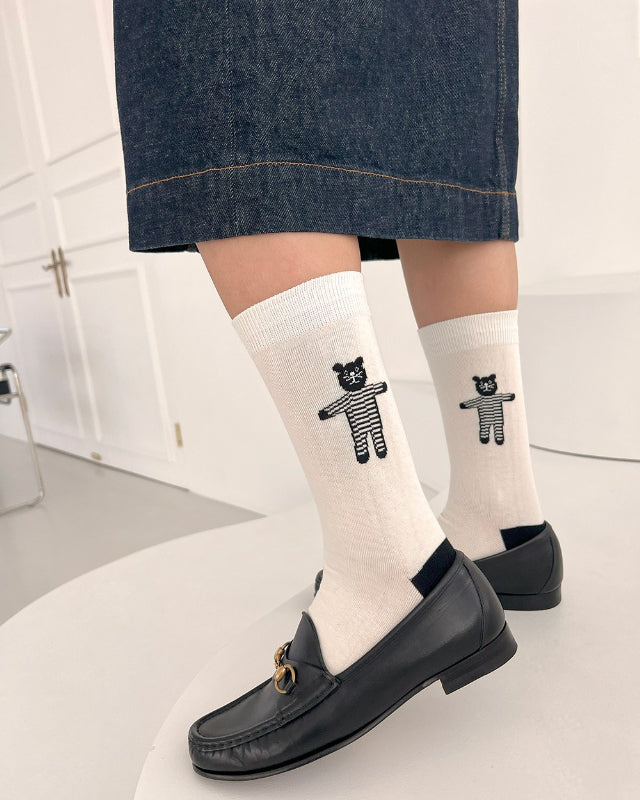 【バーンストア】Bonjour March / Rag doll socks
