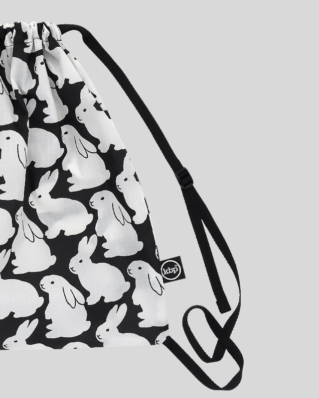 kitty bunny pony(キティーバニーポニー）/ Ripstop Little Black Bunnies String Backpack Ⅱ S【バーンストア】