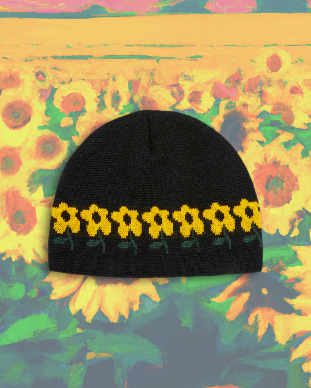 MEDIUMS(ミディアムス）/ Line Sunflower Beanie【バーンストア】